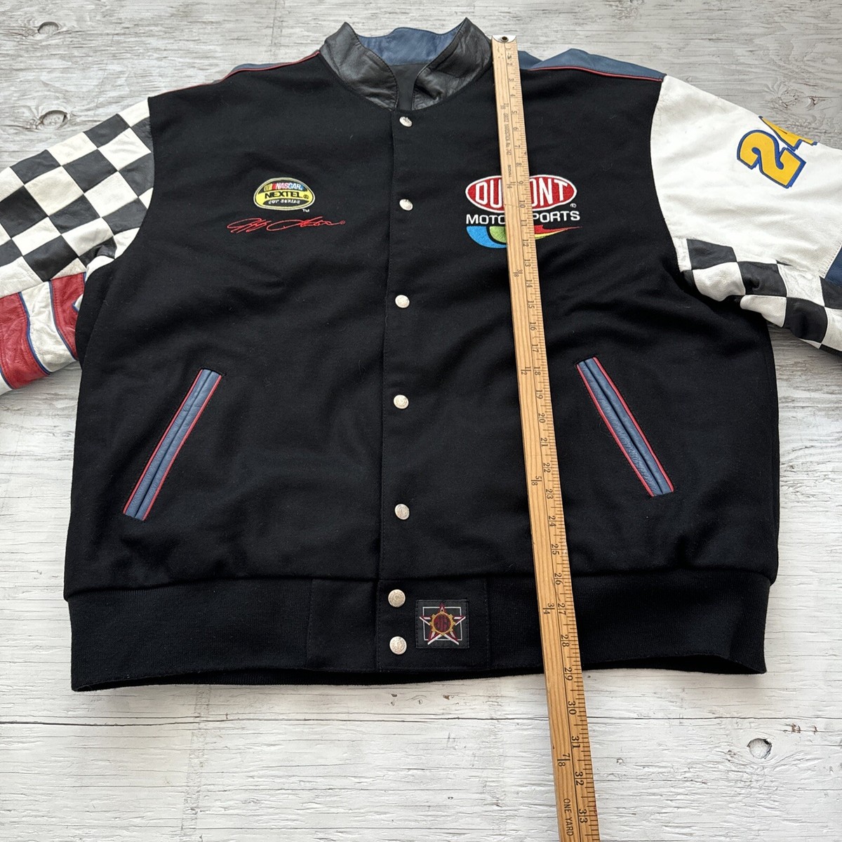 90s CHASE ナスカー ウィンストン レーシングジャケット 中綿 VTG 90s Chase Jh Design NASACR Jeff Gordon Winston Cup