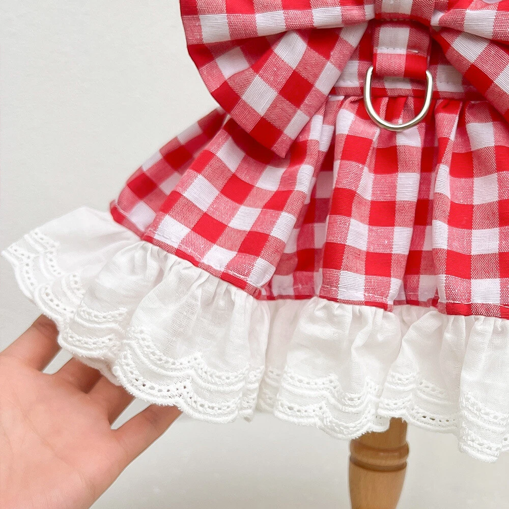 Cute Small Dog Harness Dress for Puppies and Cats Vest Clothing