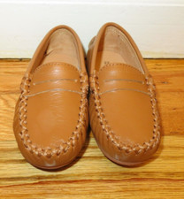 Mocasín Camille niños niñas niños bronceado centavo talla 30