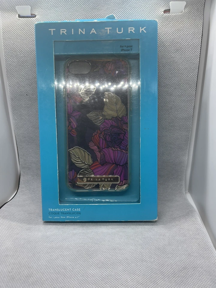 Funda Trina Turk Púrpura y Dorada Translúcida iPhone 7/8 Foto 3 de 3