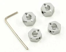 STRC 3654-12S SILVER LOCKING HEX HUB ADAPTER 12MM Traxxas STAMPEDE RUSTLER SLASH