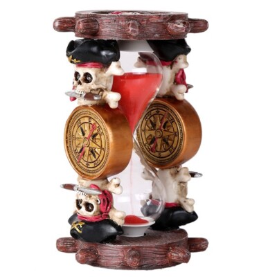 PT PIRATES SKULL SANDTIMER