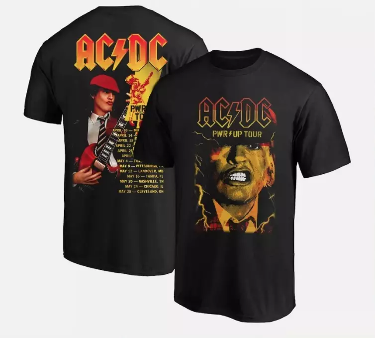 ACDC Christmas Pwr Up Tour 2025 T-Shirt