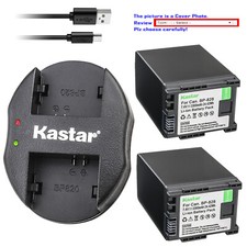 Kastar Battery Dual Charger for Canon BP-820 BP-828 Canon VIXIA HF G21 Camera