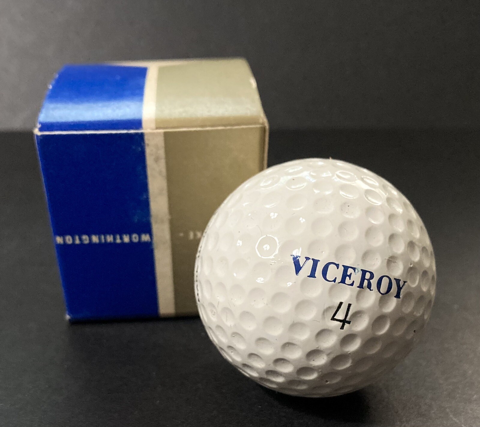 Vintage BurkeWorthington 4 Viceroy Wonderball Golf Ball New In