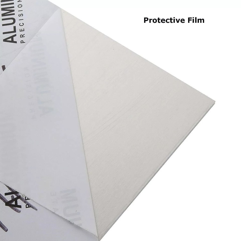 6061 T6 Aluminium Metal Sheet 12 x 12 x 1/8 Inch Flat Plain Plate Panel