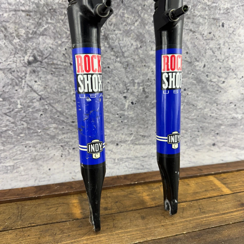 Vintage Rock Shox Indy C Fork 1 1/8 Threadless 26 in Blue 7" 26" ATB 90s MTB - Image 2 of 4