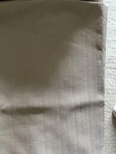 Tablecloth 70" Round Cotton & Polyester Beige Muted Stripe Essential Home 