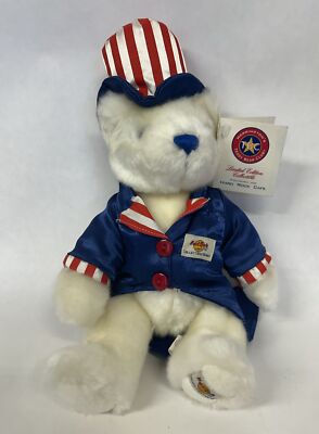 Hard Rock Cafe Hollywood 4th of July  2001 Collectible Bear Limited Edition