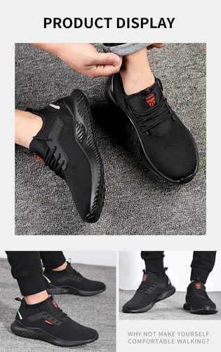 Herren Damen Sicherheitsschuhe Leicht Arbeitsschuhe Stahlkappe Schutzschuhe36-46 - Bild 19 von 23