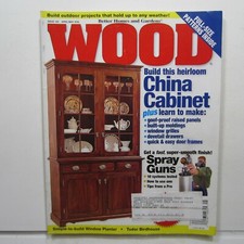 Wood Magazine Apr/May 2006 No 169 w/ Patterns - China Cabinet, Planter Box