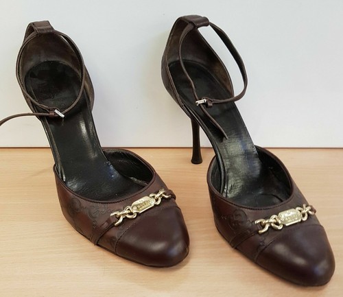 Scarpe GUCCI in Pelle GUCCISSIMA Originali n 37,5 Sandali Decolte | eBay