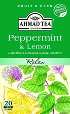 Ahmad Tea - Peppermint & Lemon Tea 20 Bags - 30g