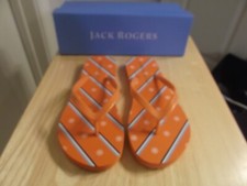 JACK ROGERS FLIP FLOPS SANDALS - CITRUS - SIZE 8 - NEW IN BOX