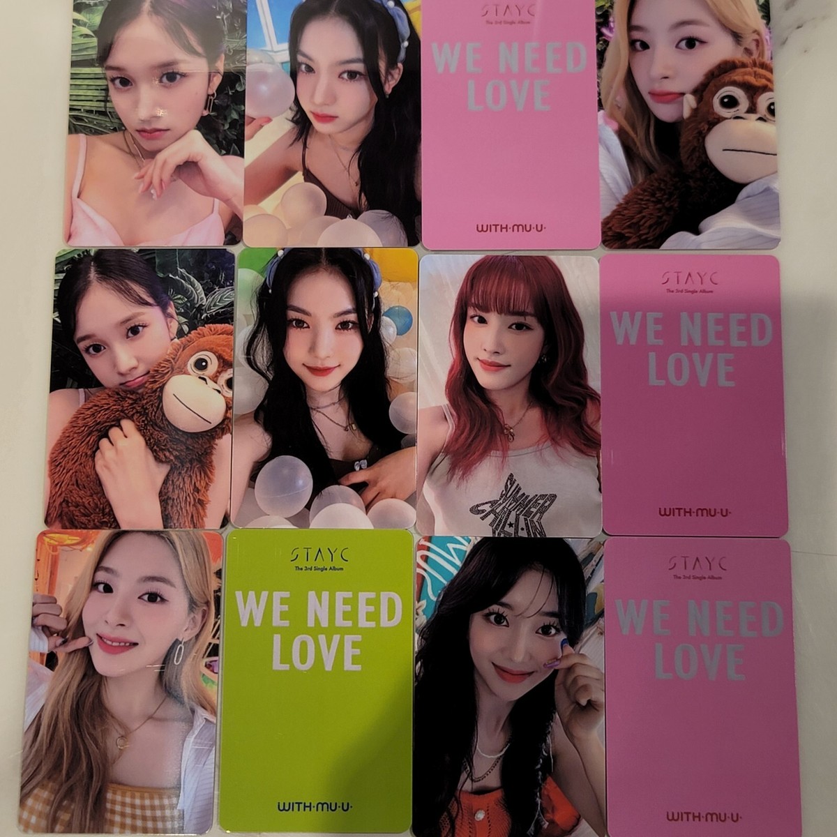 stayc ユン　we need love トレカ StayC 3rd Single Album We Need Love POB Withmuu KTown4U