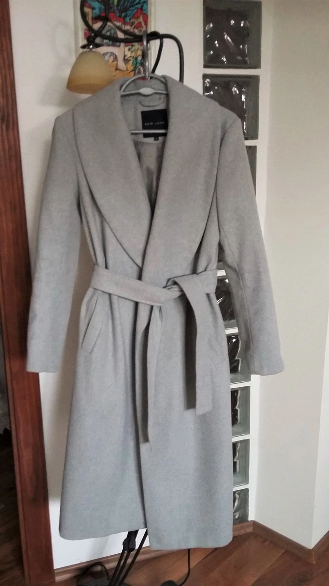Belted shawl coat sale
