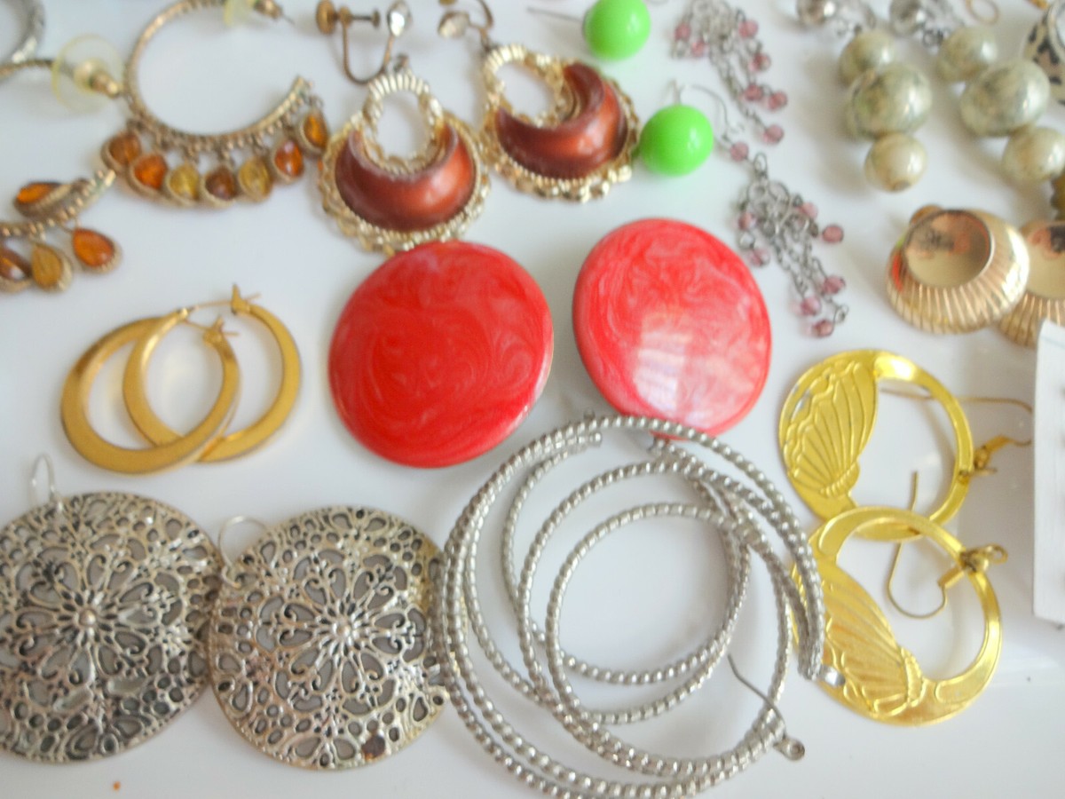 ■VINTAGE HOLLYWOOD■ Fruit Drop Earrings VH2336EA014B s-l400.jpg
