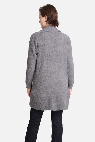 ComfyLuxe Solid Color Circle Cardigan - Picture 7 of 7