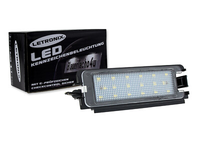 LETRONIX SMD LED Kennzeichenbeleuchtung Module Dacia Sandero 2 II ab 2012