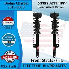 Monroe OEM Front Struts For 2012-2023 Dodge Charger 3.6L 2WD Lifetime Warranty