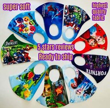 High Quality Washable Children Kids Face Mask Breathable US Seller Single Layer