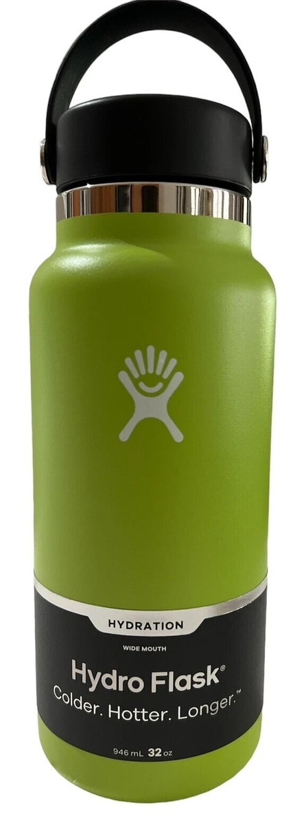 New Hydro Flask 32oz Wide Mouth Water Bottle with Flex Cap