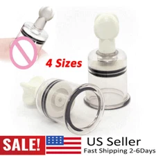 2pcs Vacuum Twist Rotary Cupping No Pump Nipple Breast Suckers Enlarger Suction