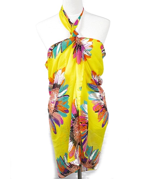 Stylish Sunflower Design Sarong -scarf 
