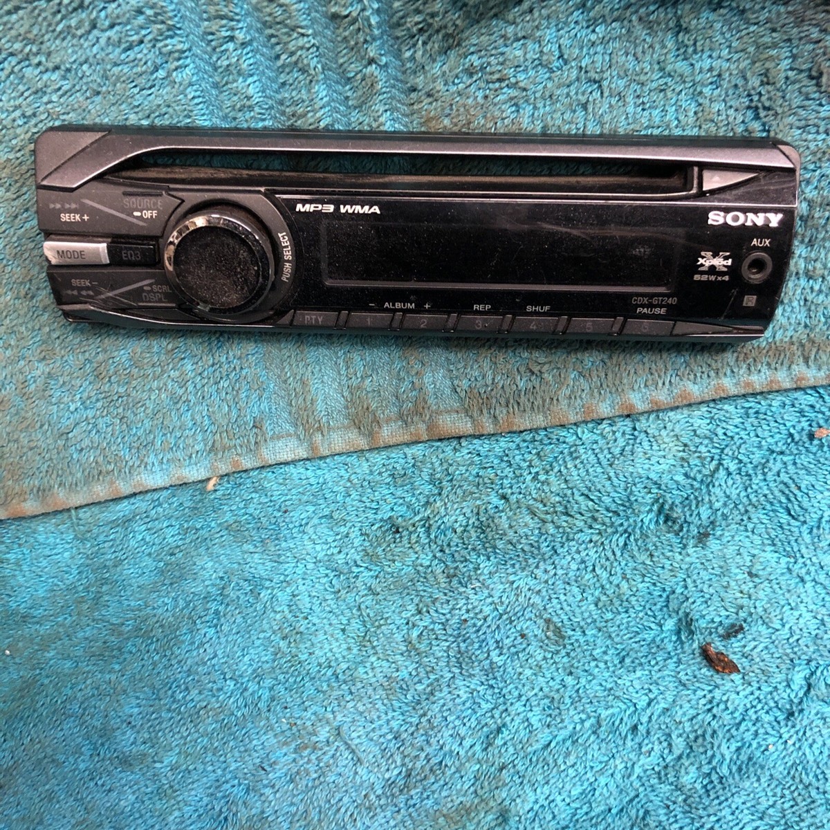 Sony cd XGT 240 car stereo detachable face plate only | eBay