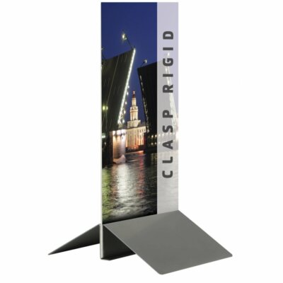 30 cm starres Schild Basis Keilverschluss Poster Halter für bis zu 20 mm dickes Material
