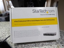 StarTech icusb2324x 4 port USB to Serial adapter hub with com retention
