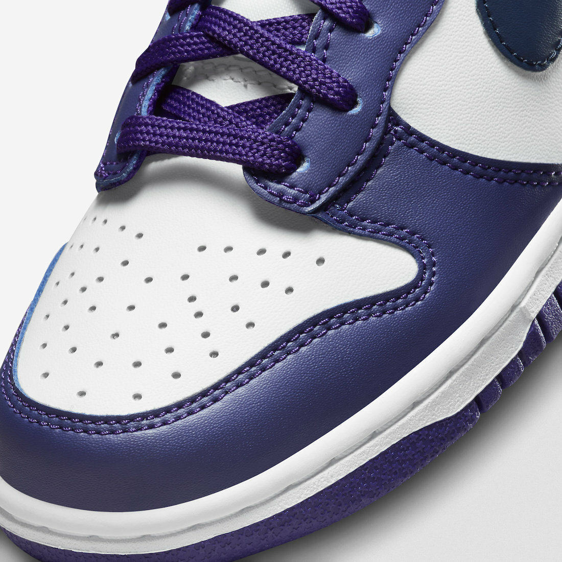 NEW Nike Dunk High GS White Midnight Navy Shoe DH9751 100 
