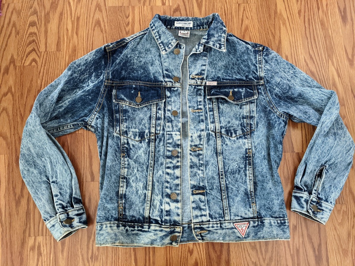 Vintage Guess Georges Marciano Denim Jacket Acid Wash