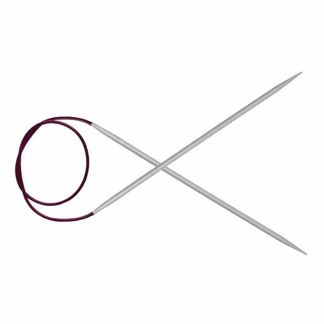Knit Pro Round Knit Needle Knit Needle Basix Aluminum All Sizes and Lengths- Knit Pro Round Knit Needle Knit Needle Basix Aluminum All Sizes and Lengths-