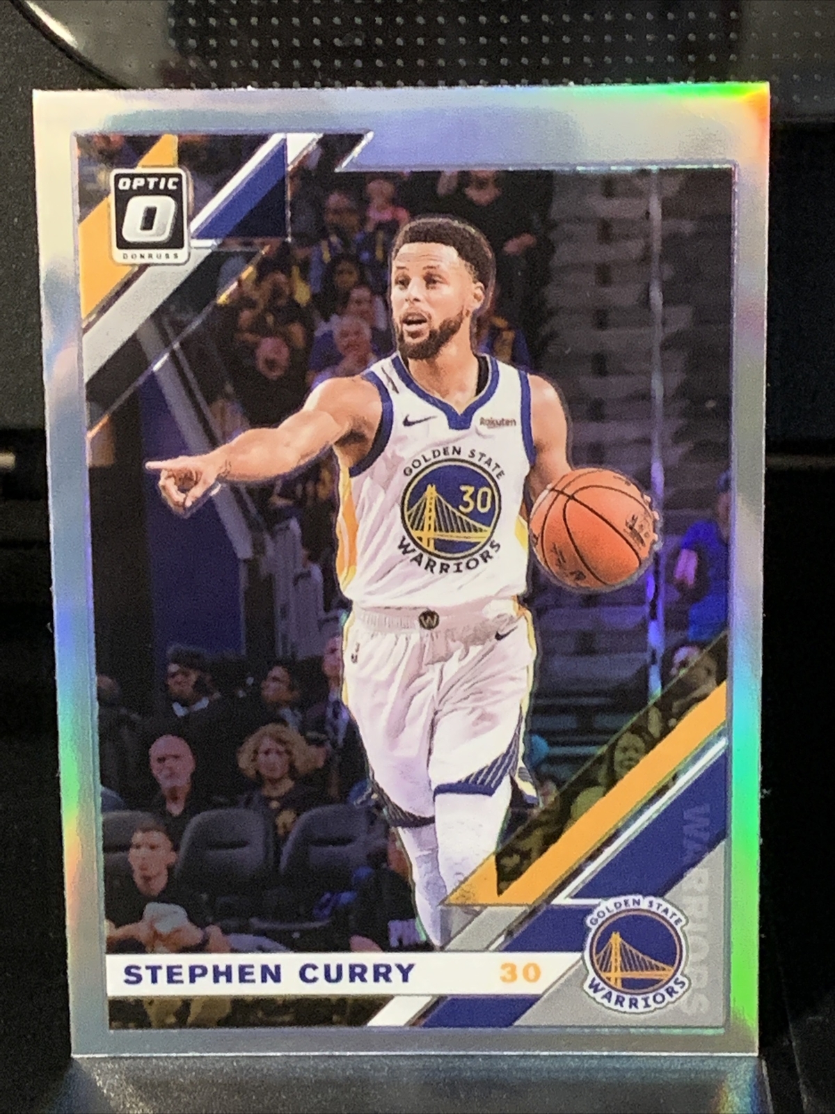 2019-20 Optic Stephen Curry Holo Prizm Refractor #8 Silver Steph Warriors