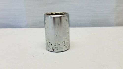 Vintage Craftsman 3/4" 12 Point 1/2" Drive Socket Chrome USA EE 47508 Tool SAE - Picture 4 of 8