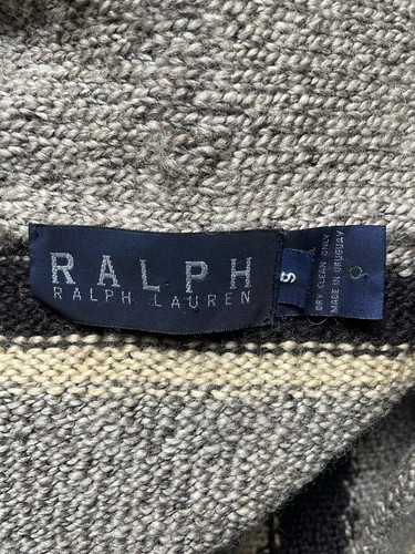*Rare* Ralph Lauren Hand-Knit Native American Blanket Cardigan Coat Duster SMALL - Picture 14 of 15