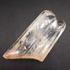 Natural Clear White Quartz Crystal Rough Pillar Point Healing Decorate 125mm