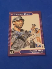 2021 Starling Marte Panini Donruss Diamond Kings Insert #17