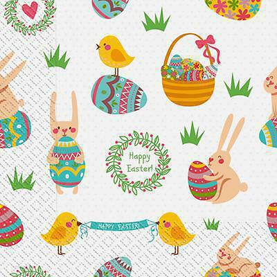 Papierservietten Ostern Tissue 3-lagig 33 cm x 33 cm - 20 Stück - Bild 2 von 14