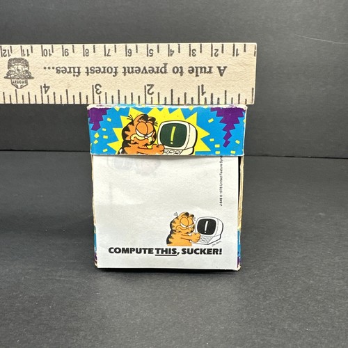 Notas emergentes de colección Garfield Post-It Pop’n Jot "¡Cálcula esto, chupador!" Leer - Imagen 8 de 10