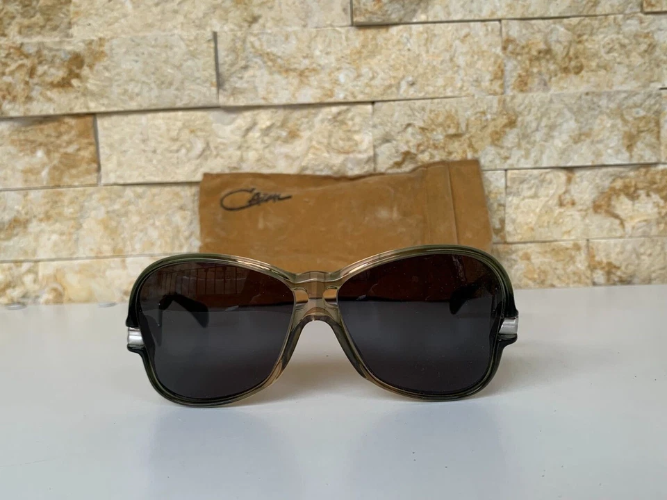 VINTAGE CAZAL 304 SUNGLASSES MEN'S GREEN 1980'S WITH CASE WEST GERMANY DEADSTOCK - Image 3 of 4