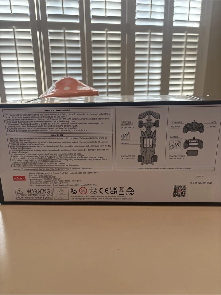 RC (пульт дистанционного управления) масштаб 1/18 Oracle Red Bull гонки 2,4 ГГц RB 18 - Изображение 4 из 4