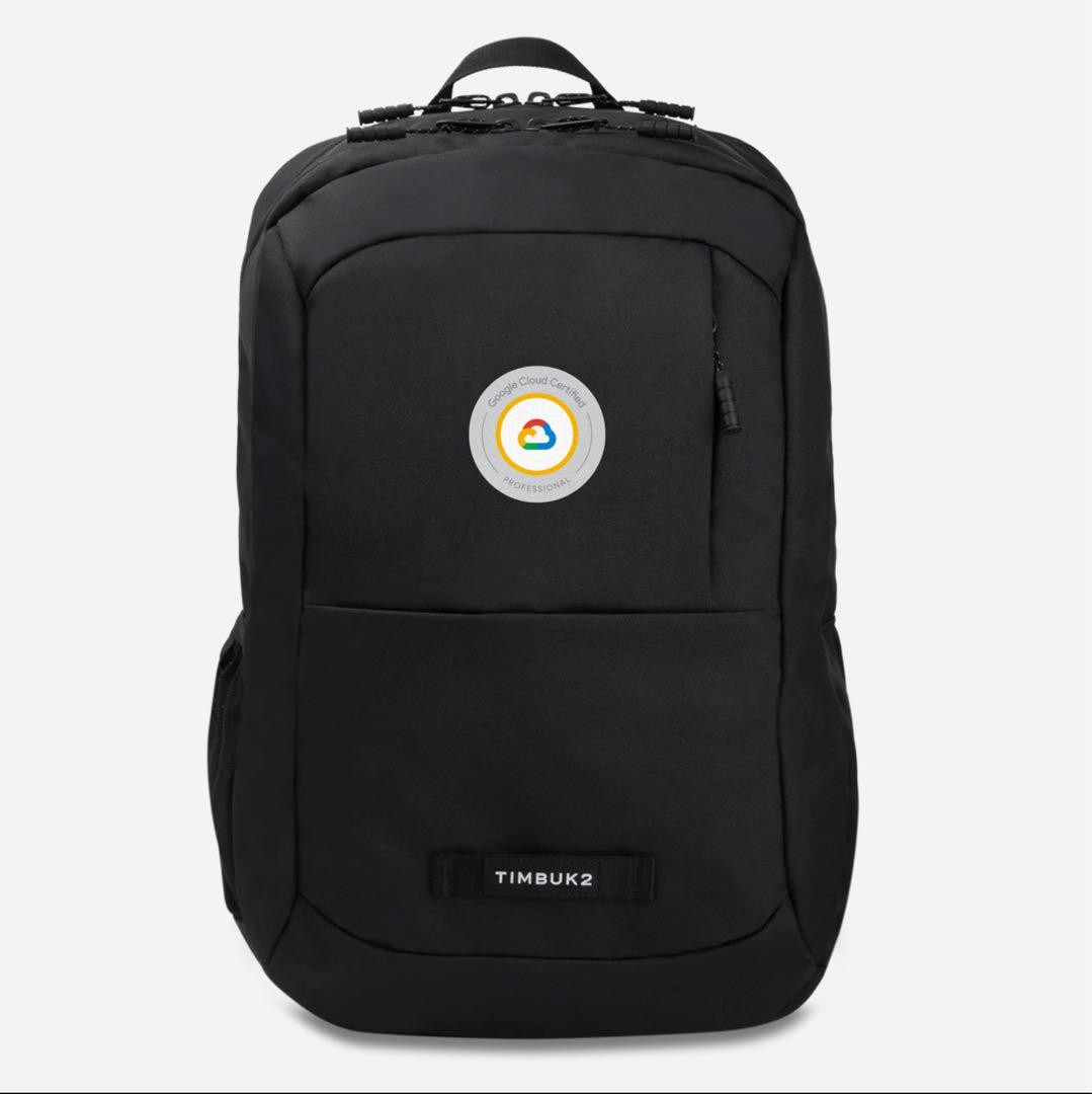 TIMBUK2 リュックサック Google G logoバックパック Timbuk2 Google Cloud Certified Backpack Black Mint Unused