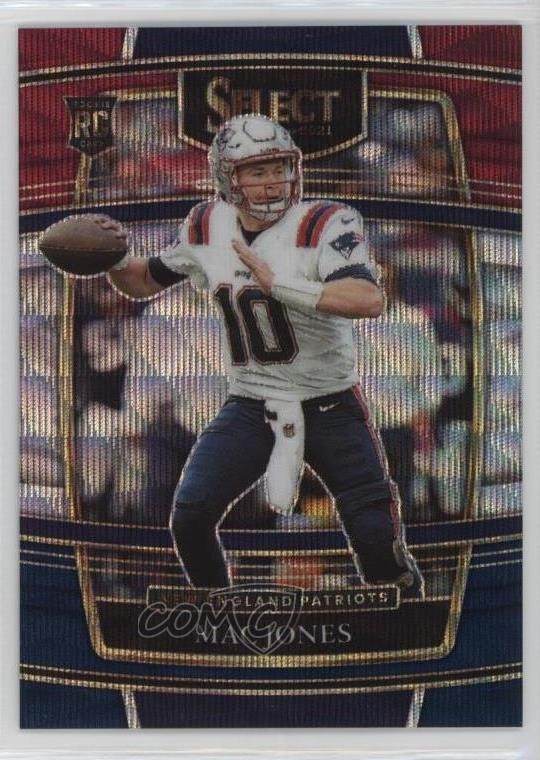 2021 Panini Select Concourse Tri-Color Prizm 169/249 Mac Jones #51 12yh
