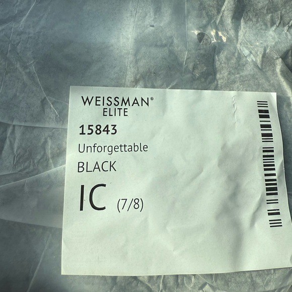 Weissman Elite ‘Unforgettable’ Black Dance Costume NEW Intermediate Child (7/8) View 4
