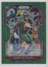 2020 Panini Prizm Green Scope /75 Jamycal Hasty #303 Rookie Auto RC