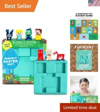 Exciting Fizzy Bath Bomb for Kids Good Times with a Surprise Creeper Toy