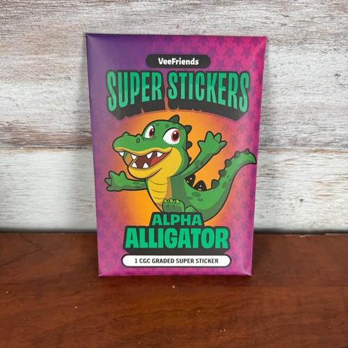 Veefriends Geschenk Ziege #17 EXKLUSIV CGC Graded Super Sticker - Alpha Alligator