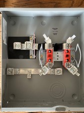 Milbank U1980-O-KK-DPL 1 Phase Ringless Meter Socket With Horn Bypass 4 Jaw 200A